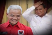 Foto Kolase : Prabowo Subianto dan Ganjar Pranowo