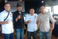 Romy Wakil Ketua 2 BPPP (Kiri) Ketua Umum LPRI, Daeng Ngemba (Baju Hitam), Wakil Ketua 1 dan Ketua Panitia BPPP (Sahrul) dan Ketua Umum SEKAT-RI (Ibhe - Kanan)