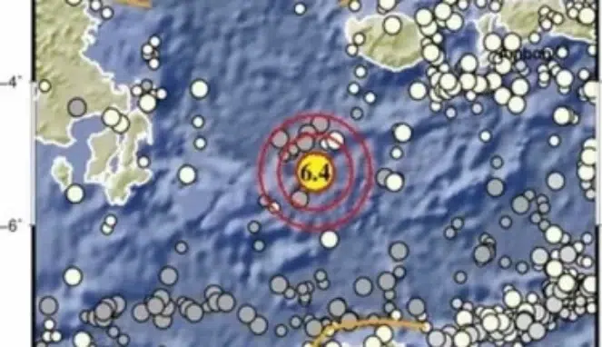 Gempa Hari Ini 22 April 2023 Guncang Wakatobi Sulawesi Tenggara, Magnitudo M6.4 /BMKG