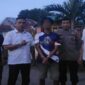 Pelaku inisial I Ditangkap Polisi usai membakar ayah kandungnya (Foto Humas)