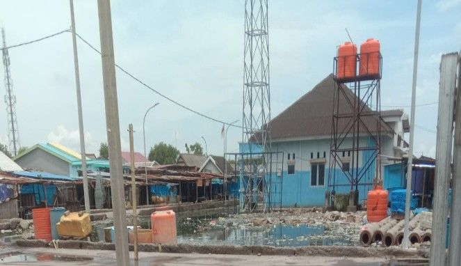 TPI Beba, Kabupaten Takalar, Sulawesi Selatan kondisinya cukup memprihatikan.