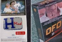 Foto Kolase : Jenis Rokok Ilegal yang laris manis di Batam