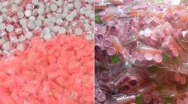 Foto Kolase : Produk CLB Glow Abal-abal (Kiri) dan AA NN Glow Ilegal (Kanan)