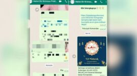 Screenshot pemblokiran WA yang dilakukan Dirkrimsus Polda Sulsel Kwarta kepada rekan jurnalis dan LSM 