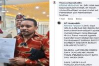 Foto Kolase : PP Pemuda Muhammadiyah resmi melaporkan oknum peneliti BRIN dan komentar kebencian AP Hasanuddin