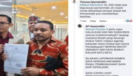 Foto Kolase : PP Pemuda Muhammadiyah resmi melaporkan oknum peneliti BRIN dan komentar kebencian AP Hasanuddin