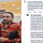 Foto Kolase : PP Pemuda Muhammadiyah resmi melaporkan oknum peneliti BRIN dan komentar kebencian AP Hasanuddin
