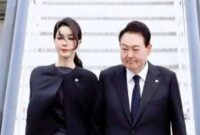 Presiden Korea Selatan Yoon Suk Yeo dan istri