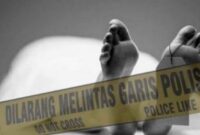 Ilustrasi mayat ditemukan dan diidentifikasi polisi