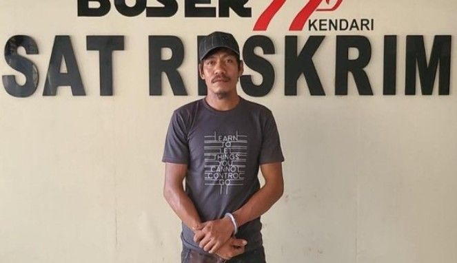 Pelaku inisial H pembakar mobil pengusaha hotel (Foto Istimewa)