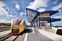 Stasiun kereta api Trans Sulawesi di Tanete Rilau, Kabupaten Barru, Sulawesi Selatan (Foto Istimewa)