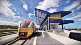 Stasiun kereta api Trans Sulawesi di Tanete Rilau, Kabupaten Barru, Sulawesi Selatan (Foto Istimewa)