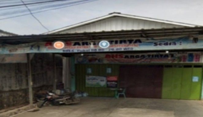 Tempat Usaha Depot Air Isi Ulang yang merupakan lokasi Kejadian Pembunuhan