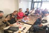 Ketua FKKM, dr Udin Malik dan beberapa Anggota The Macz Man silaturahmi dan ngopi bersama