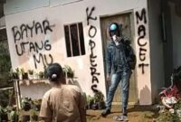 Rumah Ibu Mana dibobol dan dirusak serta barang berharga dicuri Rentenir Bantaeng