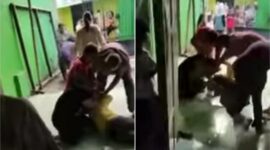 Foto Kolase : Ibu dan Anak di Takalar Dikeroyok Tetangga