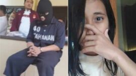 Foto Kolase : Tersangka dan korban