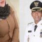 Foto Kolase : Wakil Bupati Riau dan Ibu Kabid di Dispenda 