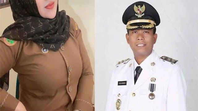 Foto Kolase : Wakil Bupati Riau dan Ibu Kabid di Dispenda