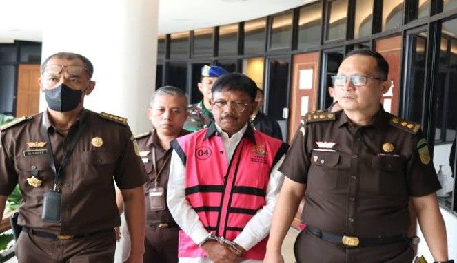 Menkominfo, Johnny G Plate ditetapkan sebagai tersangka kasus korupsi