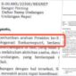 Surat Undangan Gubernur Bali Wayan yang viral 