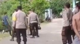 Oknum polisi pukul siswa rayakan kelulusan di Kabupaten Jayapura, Papua. (Foto istimewa)