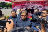 Direktur Narkoba Polda Sulsel, Kombes Pol Dodi Rahman ungkap temuan bunker narkoba di kampus Makassar 