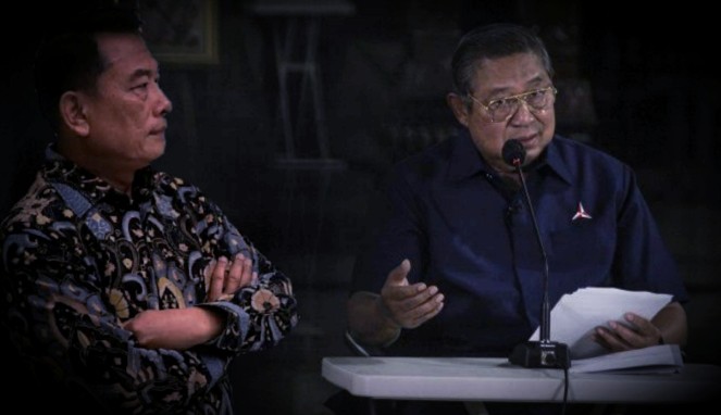 Foto Kolase : Moeldoko dan SBY