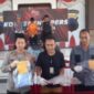 Tersangka Turah (baju tahanan) saat dihadirkan pada konferensi pers di Mapolres Klaten/Istimewa