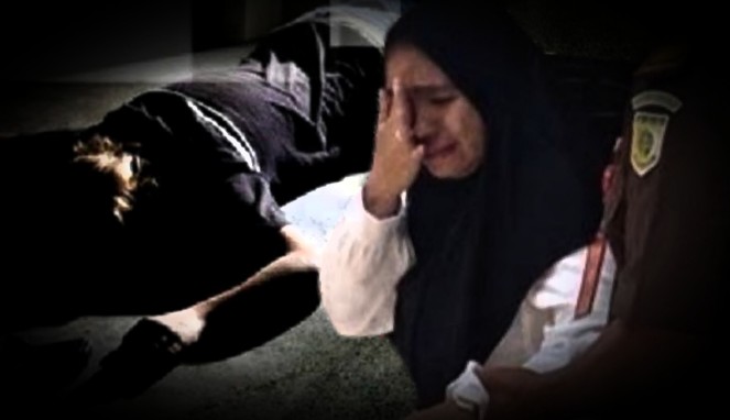 Foto Kolase : Ardilla Rahayu Pongoh bunuh sang suami Brigadir Yones Fernando Siahaan (Sumber Foto Detik)