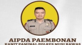 Kanit Paminal Polres Musi Rawas Aipda Paembonan 