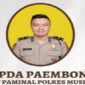 Kanit Paminal Polres Musi Rawas Aipda Paembonan 