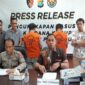 Kabid Humas Polda Sulbar, Kombes Pol Syamsuridwan saat merilis kasus korupsi pada ESDM Sulbar/Foto : Istimewa