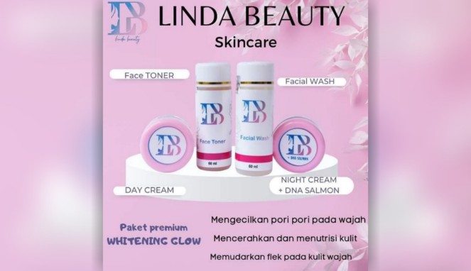 Produk Linda Beauty Skincare Ilegal tanpa BPOM