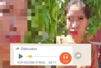 Rekaman video orangtua murid yang awalnya protes, setelah ditemui oknum guru dan dibantu diringankan bebanya, kini rekaman suaranya beredar di grup WhatsApp