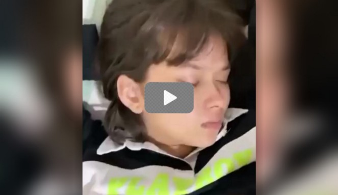 Tangkapan layar video panas durasi 47 menit yang diduga mirip Rebecca Klopper