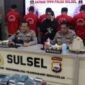 Kapolda Sulsel Irjen Pol. Setyo Boedi Moempoeni Harso, merilis kasus dugaan Tindak Pidana Perdagangan Orang (TPPO)