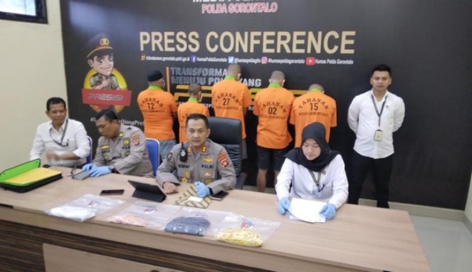 Tujuh pemerkosa ABG ditangkap Polda Gorontalo, saat ini 5 orang, satu masih pemeriksaan, satunya lagi masih di bawah umur,