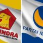 Foto Kolase : Partai Gerindra dan Partai Nasdem