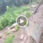 Tangkapan layar video viral mayat terbungkus kain kafan 