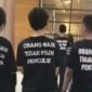 Tangkapan layar video viral kampanye negatif oleh sekelompok pemuda. (Foto Istimewa)