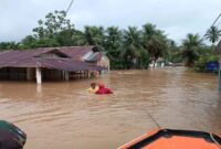 Banjir Kepung Kota Padang (Foto BPBD)