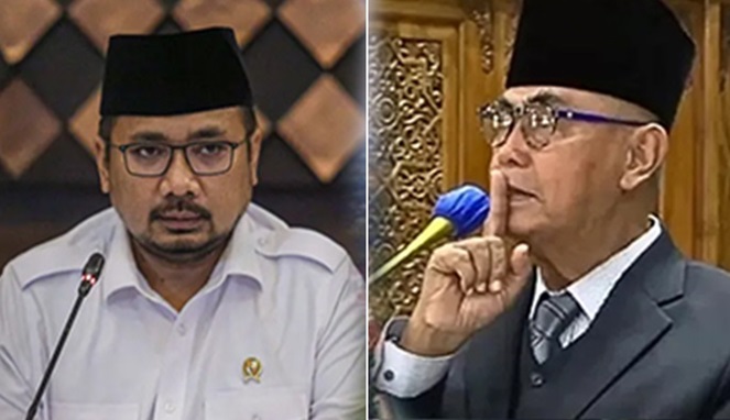 Foto Kolase Menteri Agama dan Panji Gumilang