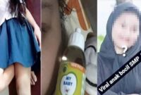 Foto Kolase Video Siswi SMP Mastrubasi Pakai Botol Minyak Telon