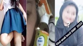 Foto Kolase Video Siswi SMP Mastrubasi Pakai Botol Minyak Telon