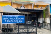 Biro Pelayanan Psikologi SIM (Istimewa)