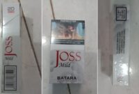 Sampel foto rokok merek Joss Mild tanpa pita cukai