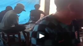 Rekaman video aktivitas judi rolex di Pasar Youtefa Jayapura, Papua