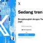 Logo Twitter berganti menjadi huruf X
