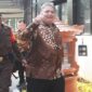 Menko Perekonomian Airlangga Hartarto tiba di Gedung Bundar Kejagung. (Foto: istimewa)